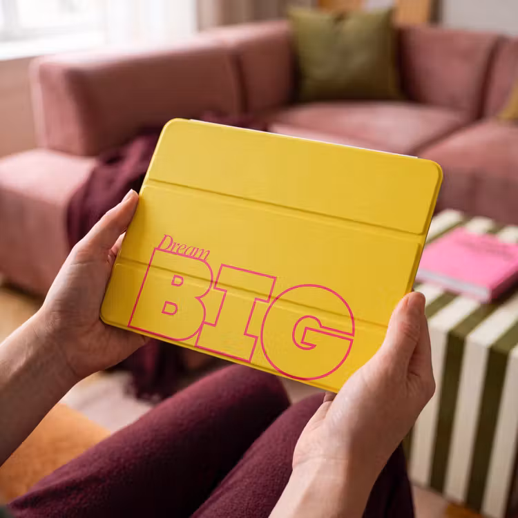 iPad hoes - Dream big - Geel - Grafisch — 4