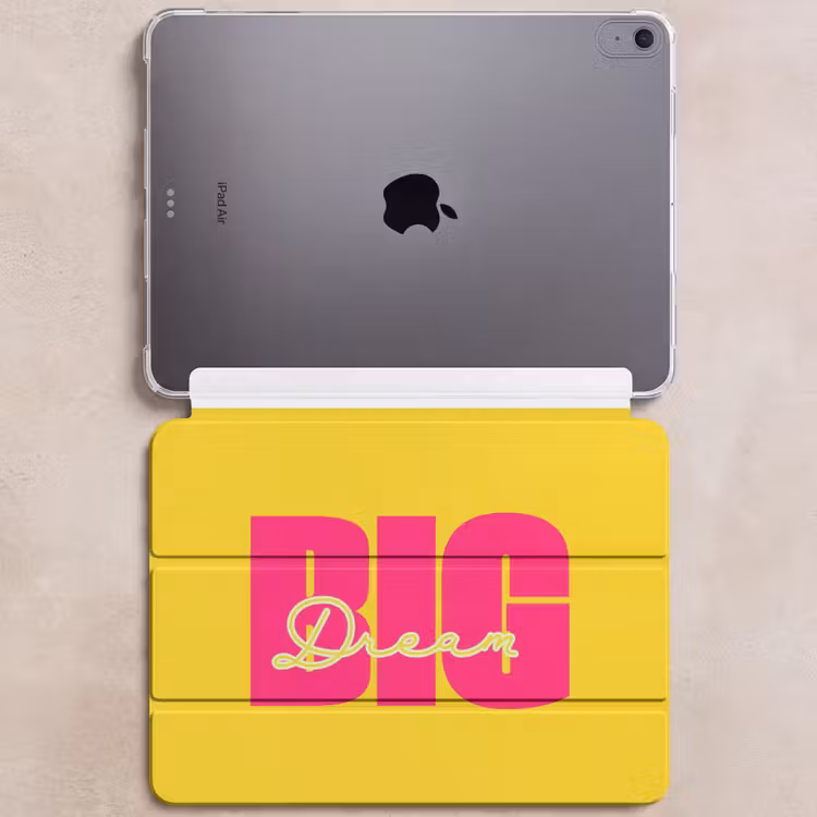 iPad hoes - Dream big - Geel - Roze — 6
