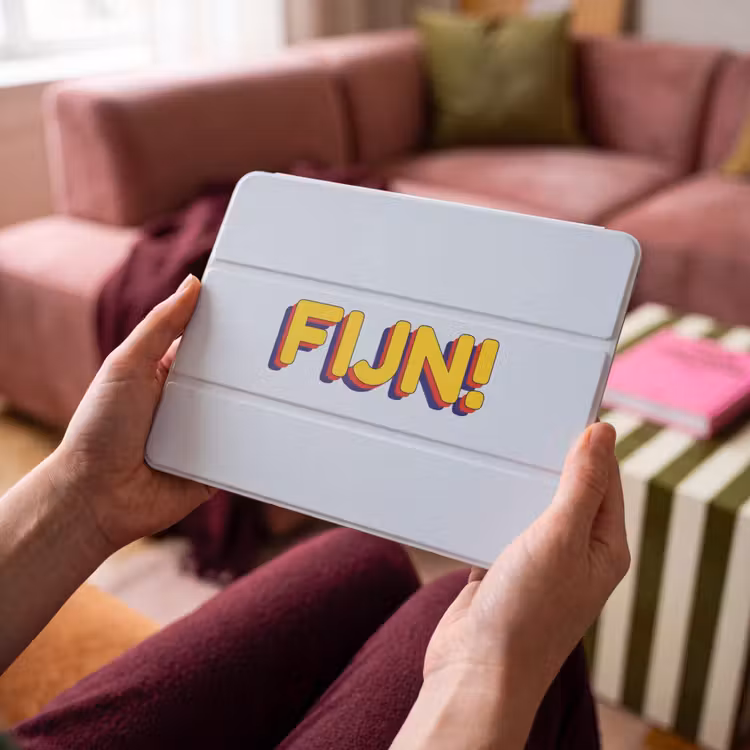 iPad hoes - Fijn - Geel - Oranje — 4