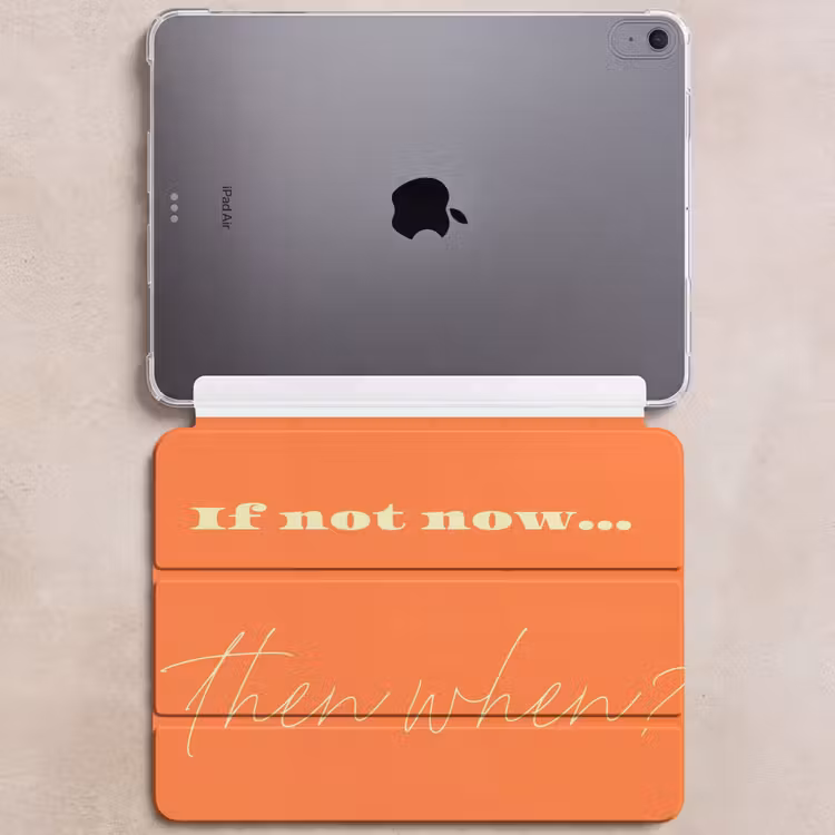 iPad hoes - If not now then when - Oranje - Geel - Levendig — 6