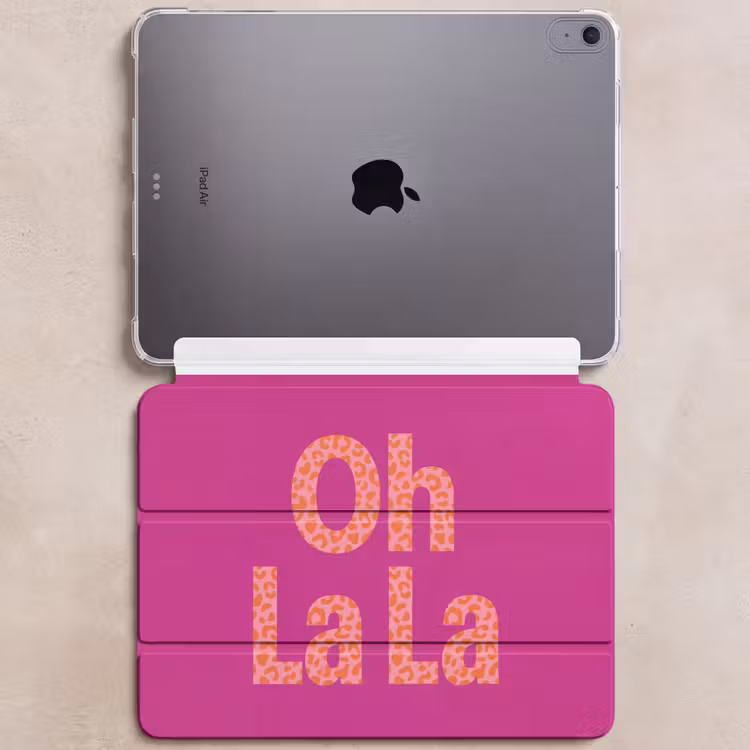 iPad hoes - Oh la la - Luipaardprint - Roze — 6