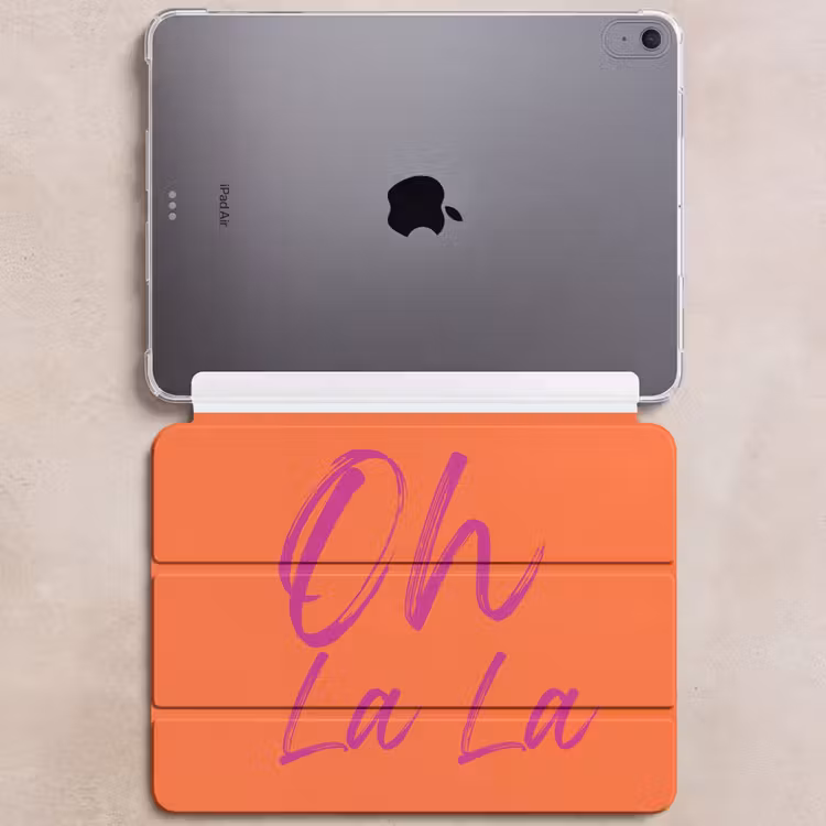 iPad hoes - Oh la la - Oranje - Roze - Grafisch — 6