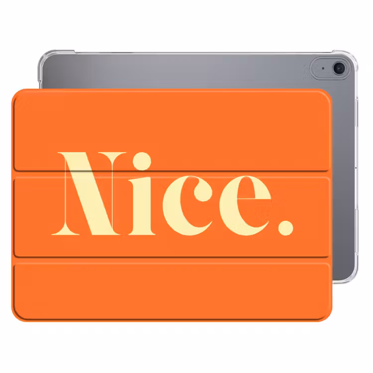 iPad hoes - Oranje - Gebroken wit - Nice — 1