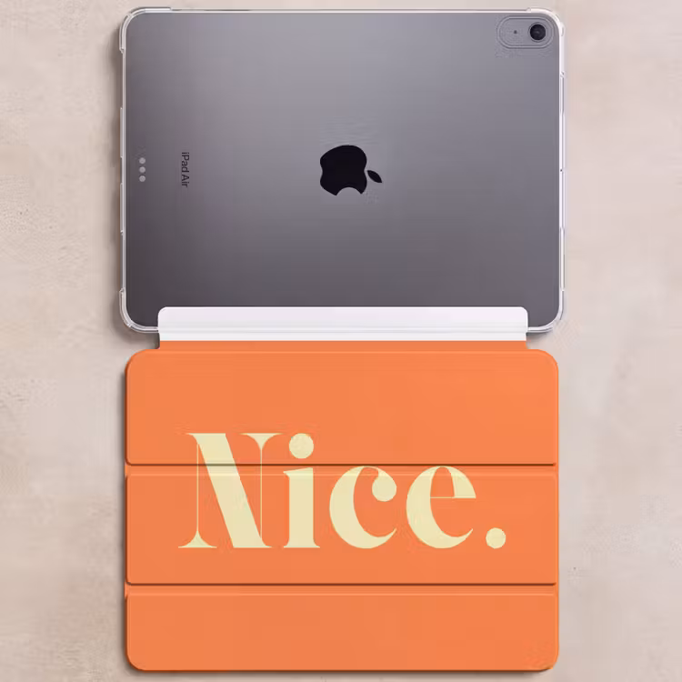 iPad hoes - Oranje - Gebroken wit - Nice — 6