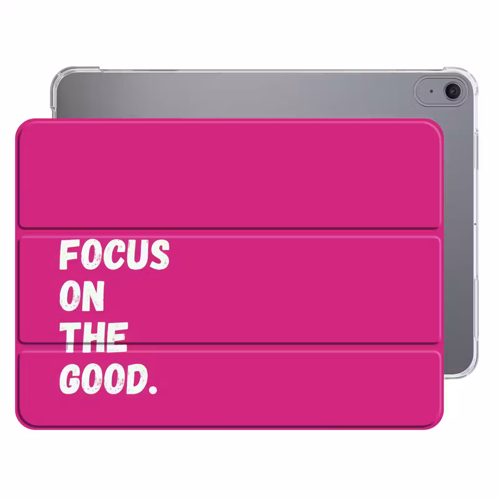iPad hoes - Focus on the good - Roze - Simple — 1