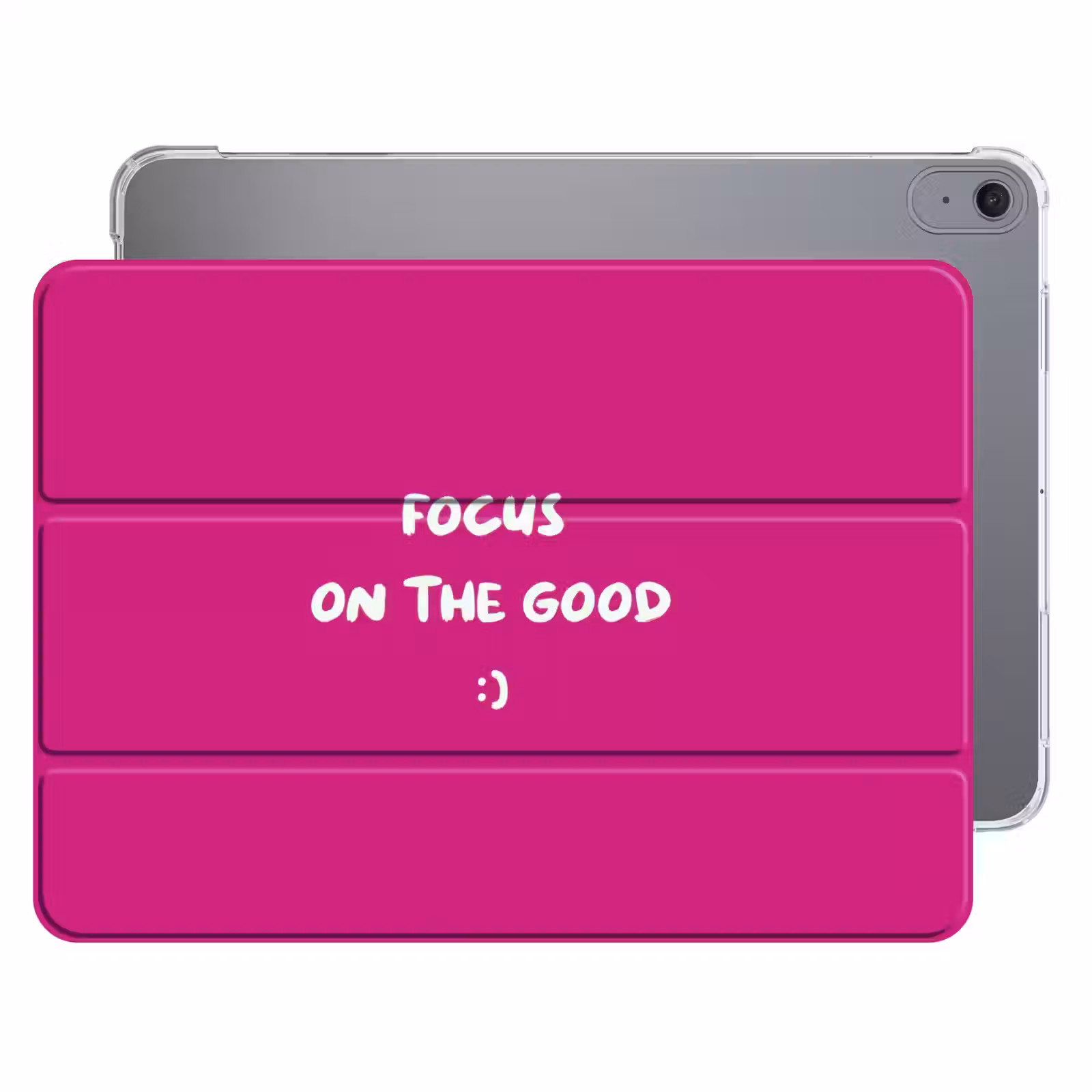 iPad hoes - Focus - Smiley - Roze — 1