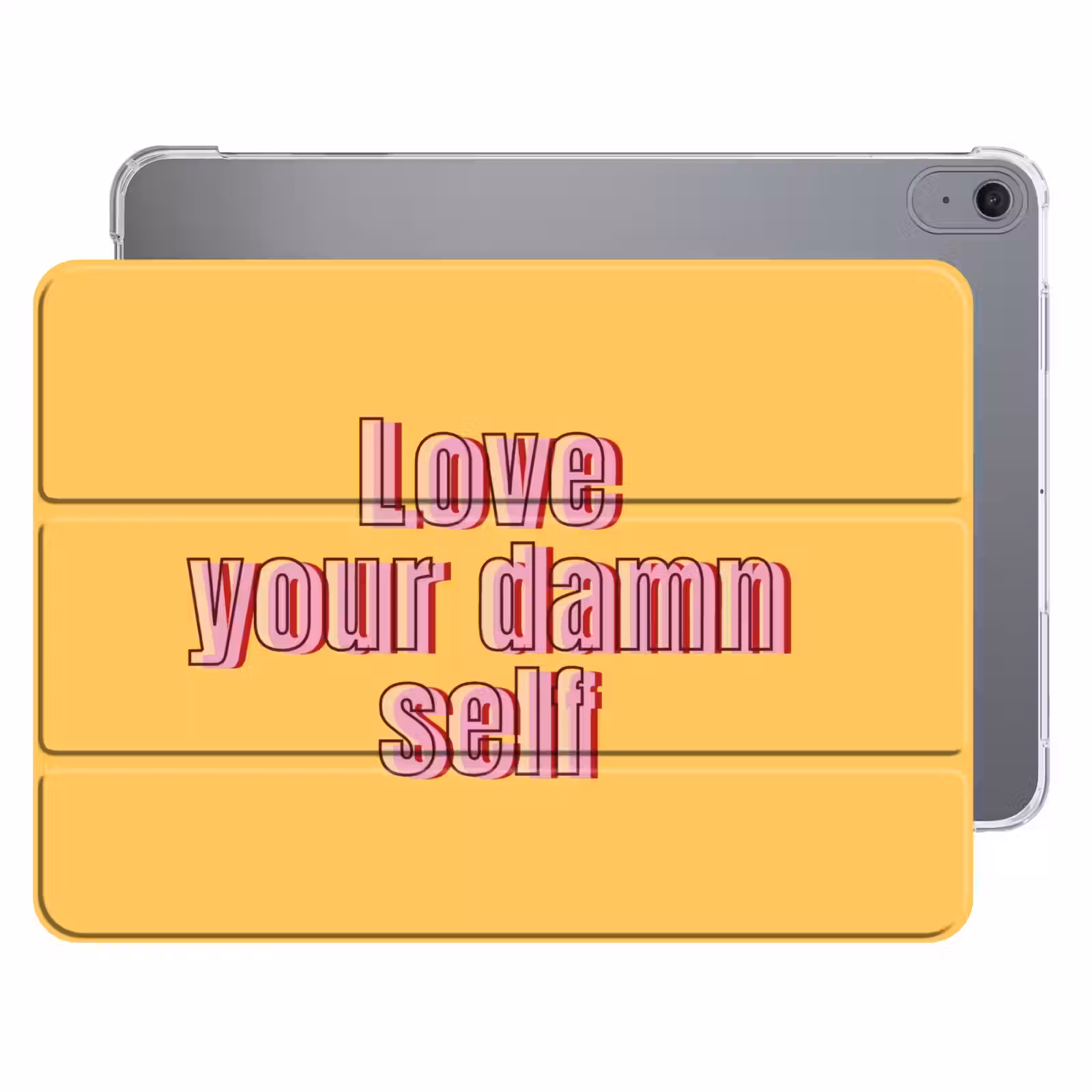 iPad hoes - Love yourself - Roze - Geel — 1