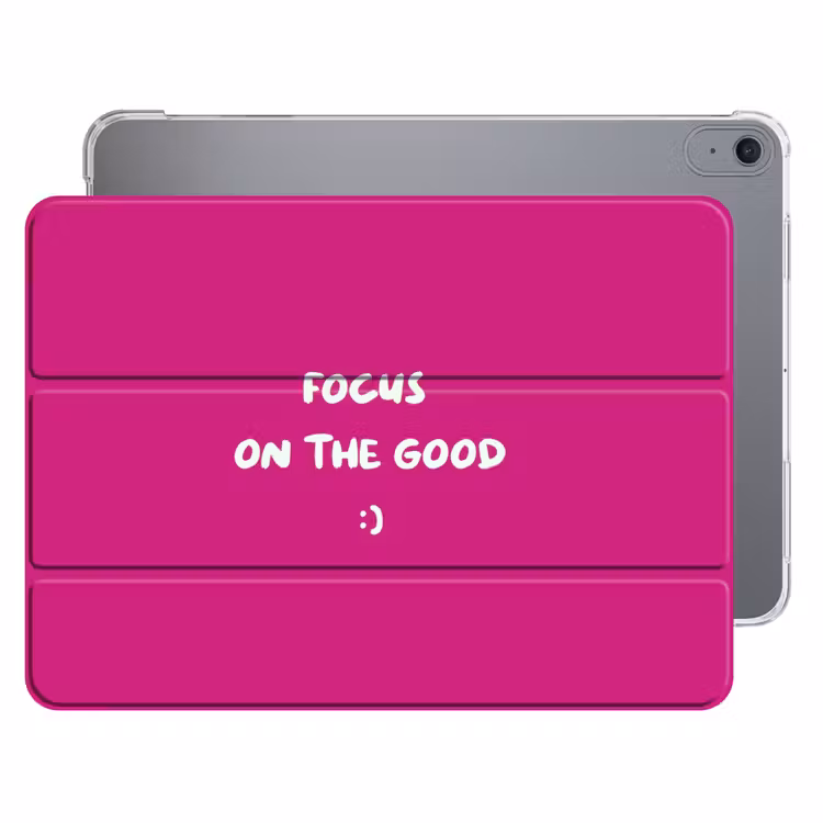 iPad hoes - Focus - Smiley - Roze — 1