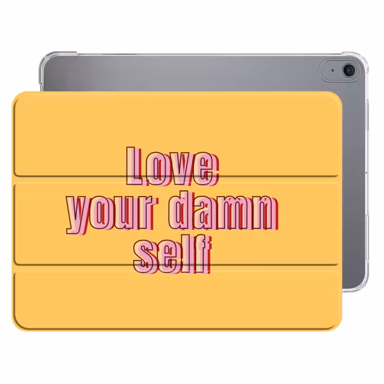 iPad hoes - Love yourself - Roze - Geel — 1