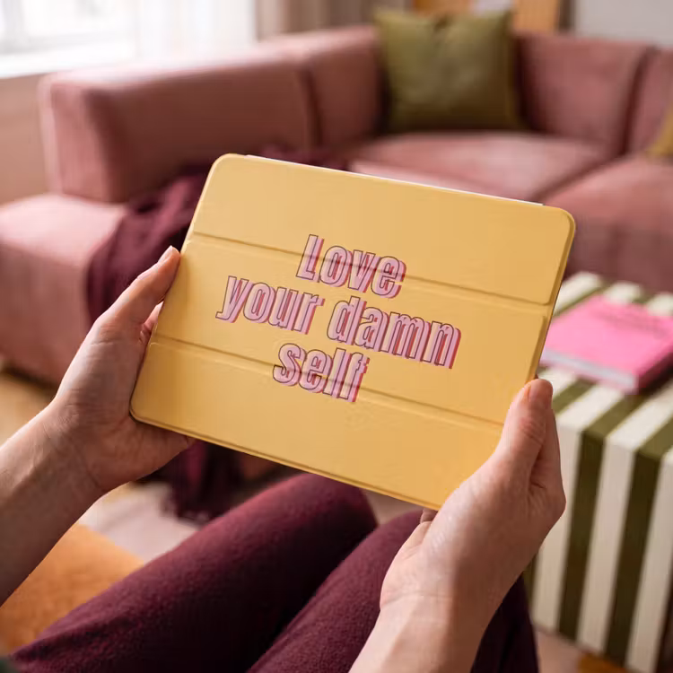 iPad hoes - Love yourself - Roze - Geel — 4