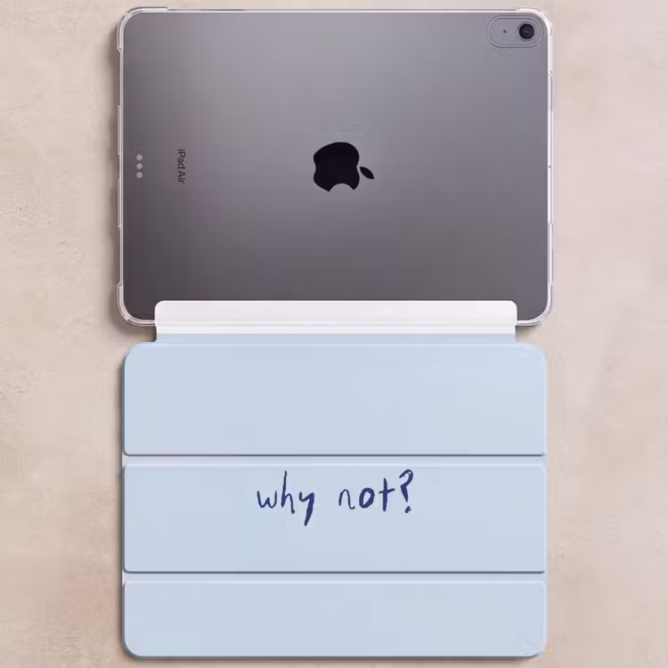 iPad hoes - Why not - Blauw - Donker blauw - Quote — 6