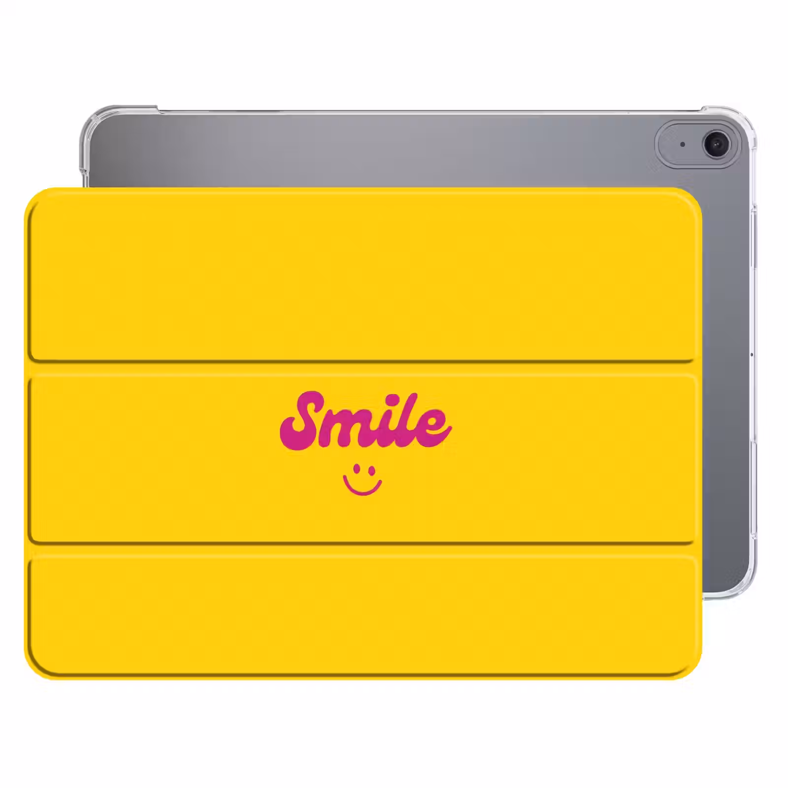 iPad hoes - Smile - Geel - Roze — 1