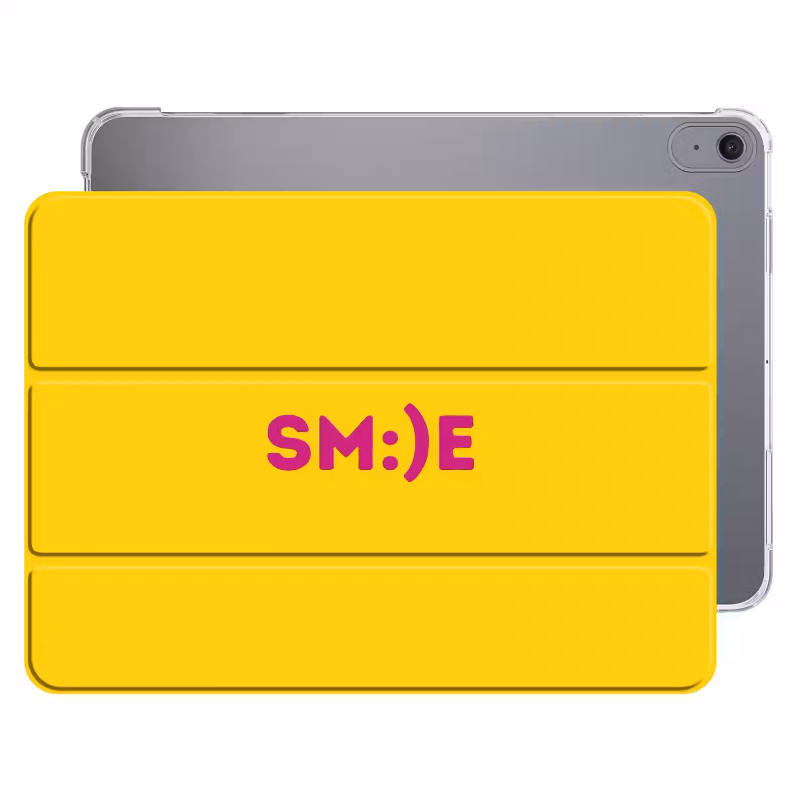 iPad hoes - Smile - Roze - Geel — 1