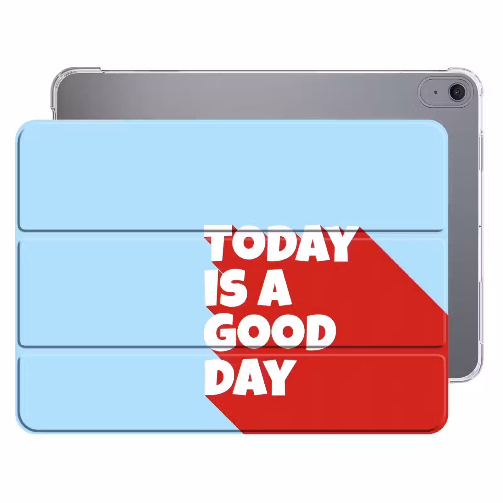 iPad hoes - Today is a good day - Rood - lichtblauw — 1