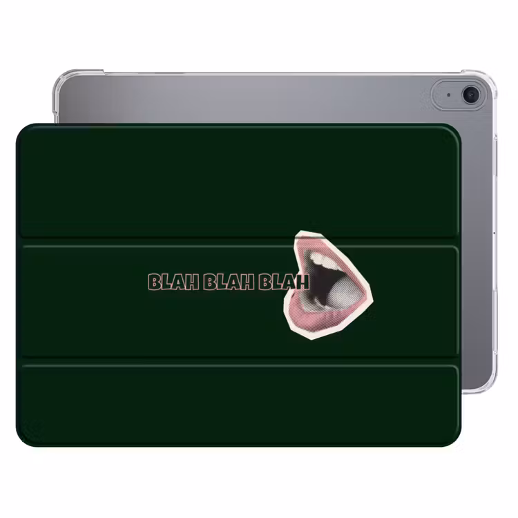 iPad hoes - BLAH BLAH BLAH - Mond - Groen — 1