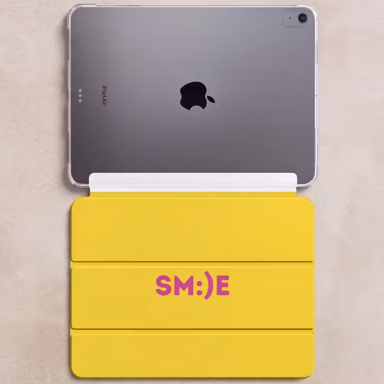 iPad hoes - Smile - Roze - Geel — 6
