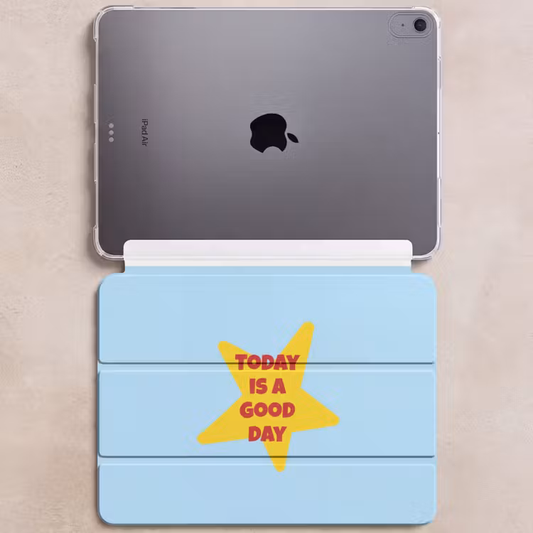 iPad hoes - Ster - Today is a good day - Blauw — 6