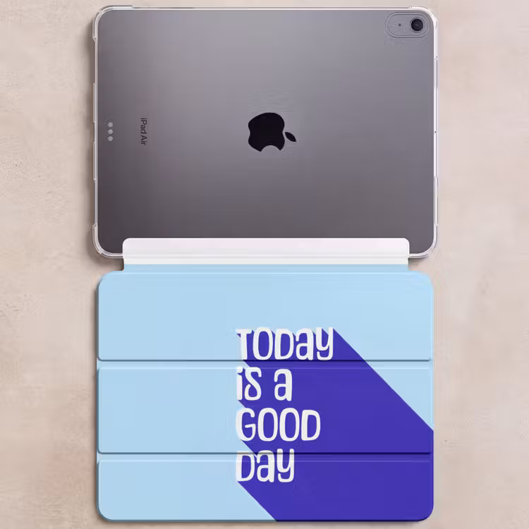 iPad hoes - Today is a good day - Blauw - Schaduw — 6