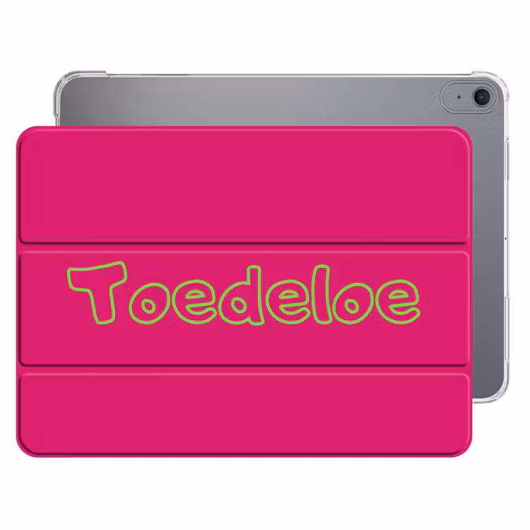iPad hoes - Toedeloe - Groen - Roze — 1