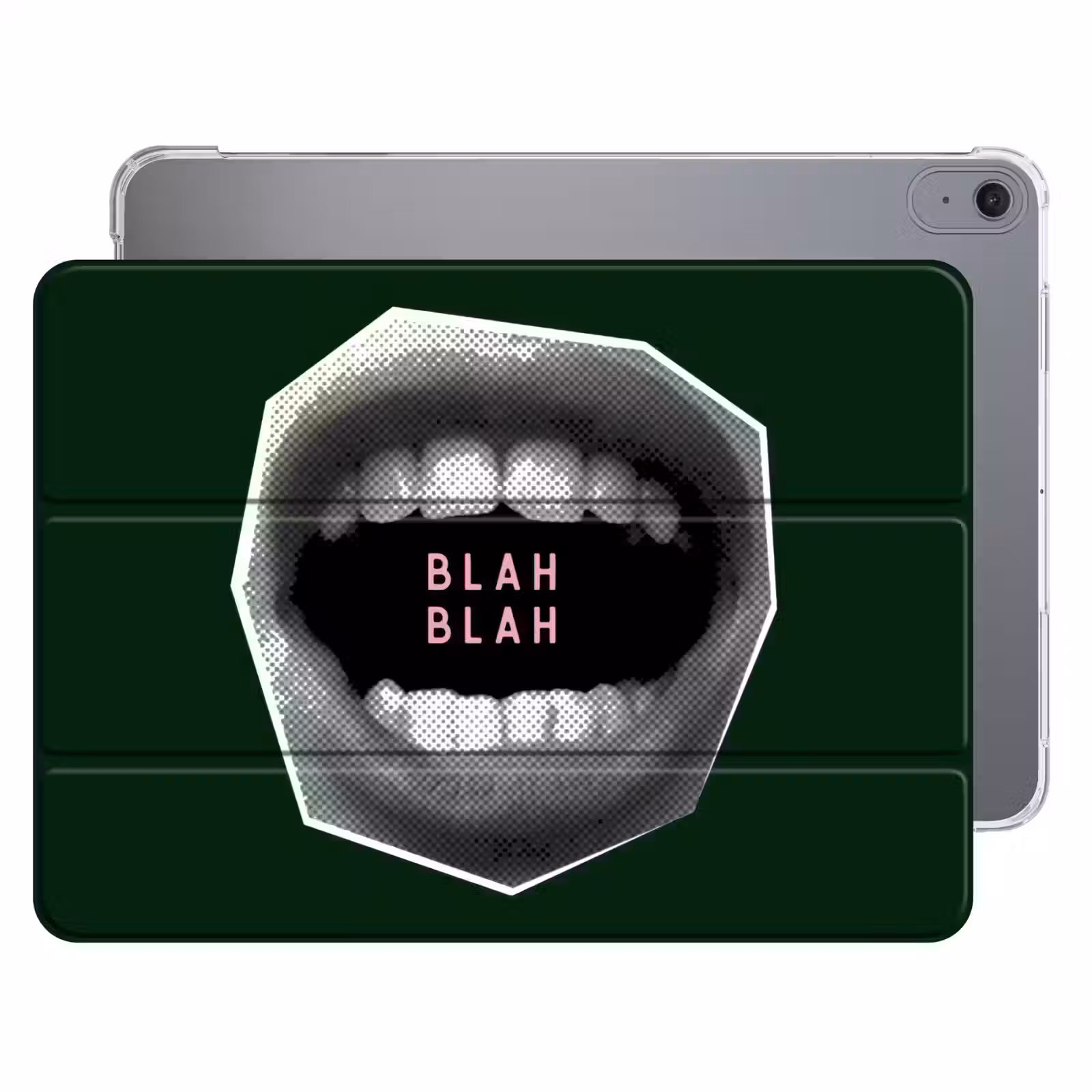 iPad hoes - Mond - Groen - Illustratie - BLAH BLAH — 1