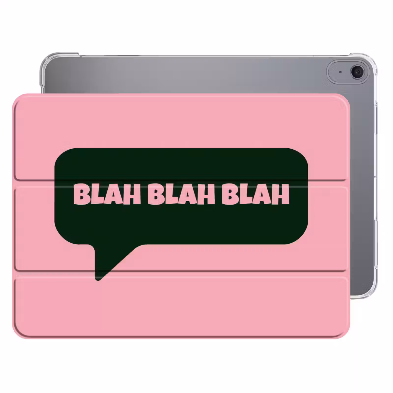 iPad hoes - Roze - Tekstwolk - Groen - BLAH BLAH BLAH — 1