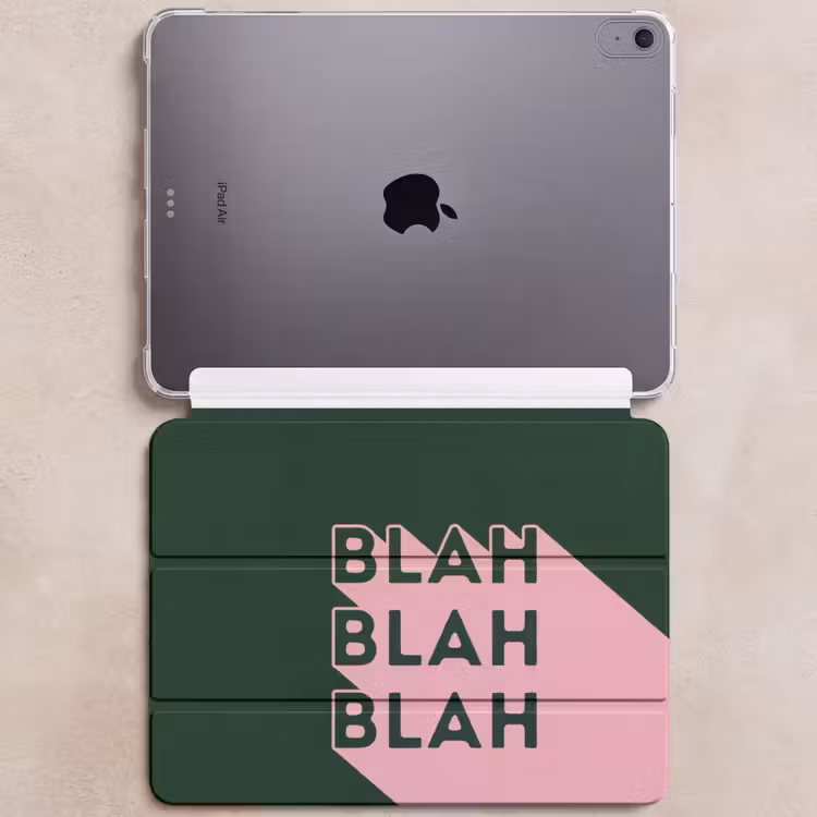 iPad hoes - Donkergroen - Tekst - Schaduw - Grafisch — 6