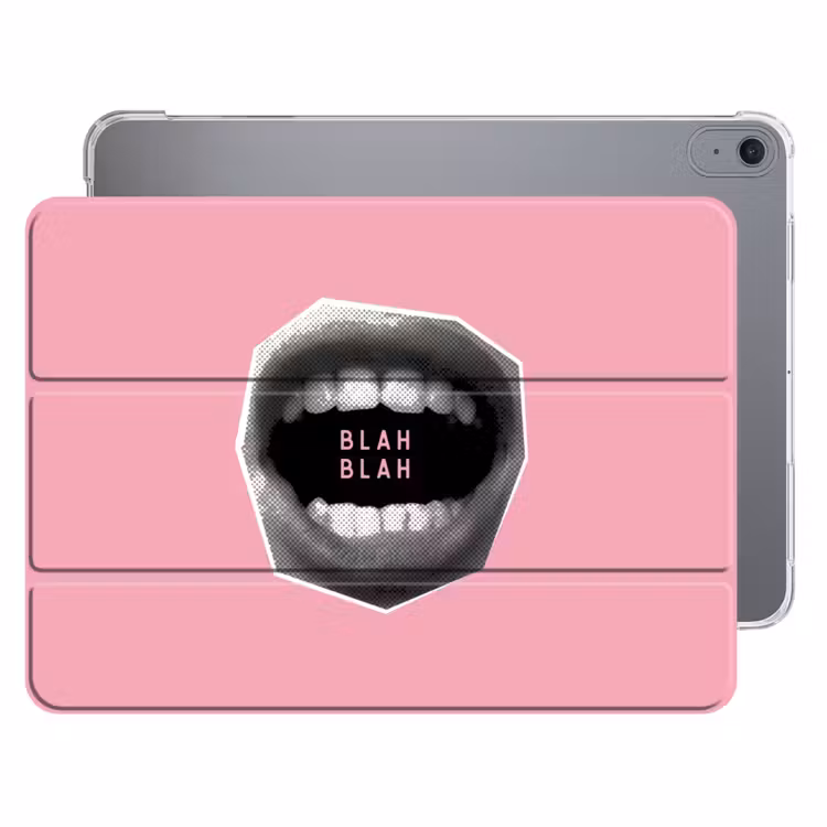 iPad hoes - Mond - BLAH BLAH - Roze — 1