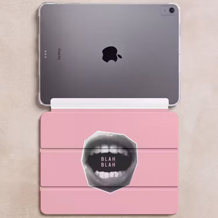 iPad hoes - Mond - BLAH BLAH - Roze — 6