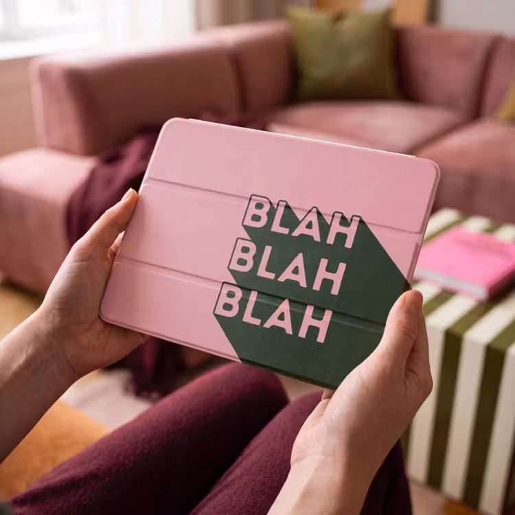 iPad hoes - Tekst - Grafisch - Groen - Schaduw — 4