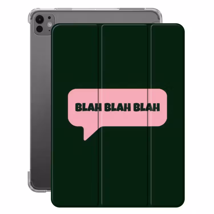 iPad hoes - Tekstwolk - BLAH BLAH BLAH - Roze — 1