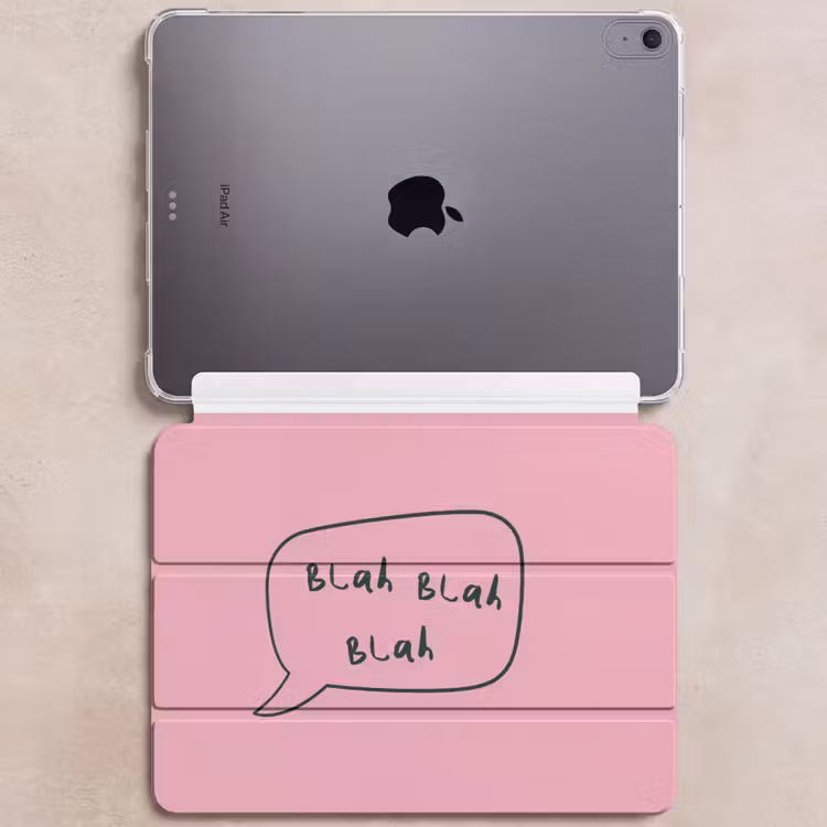 iPad hoes - Tekstwolkje - BLAH BLAH BLAH - Roze — 6