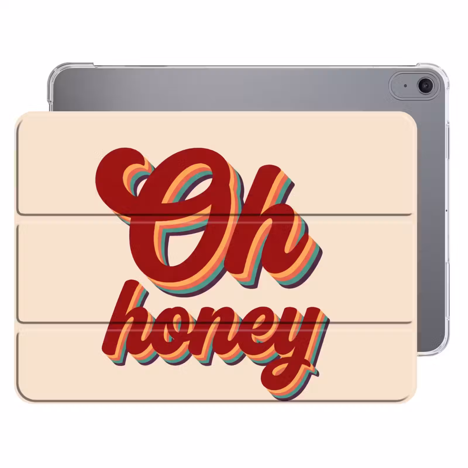 iPad hoes - Oh honey - Rood - Schaduw — 1