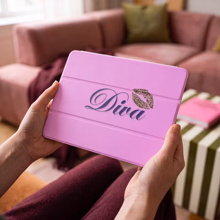 iPad hoes - Diva - Lip - Panterprint - Roze — 4
