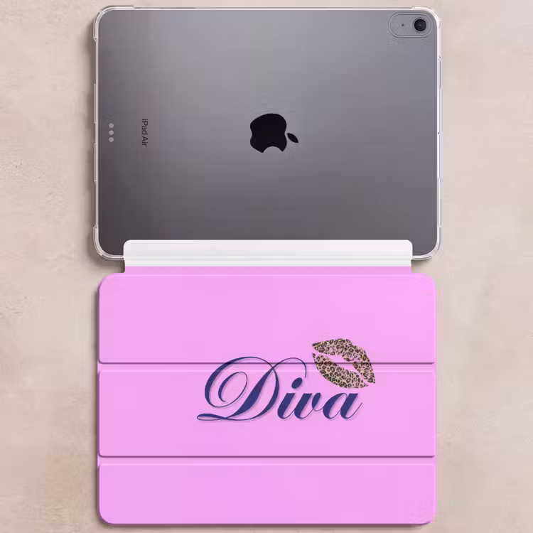 iPad hoes - Diva - Lip - Panterprint - Roze — 6