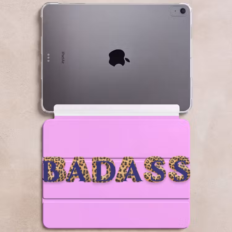 iPad hoes - Felroze - Badass - Panterprint - Schaduw — 6