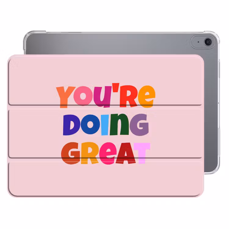 iPad hoes - You're doing great - Roze - Kleurrijk — 1