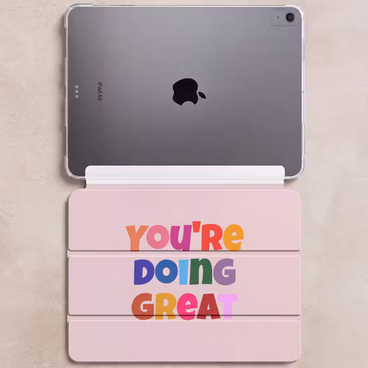 iPad hoes - You're doing great - Roze - Kleurrijk — 6