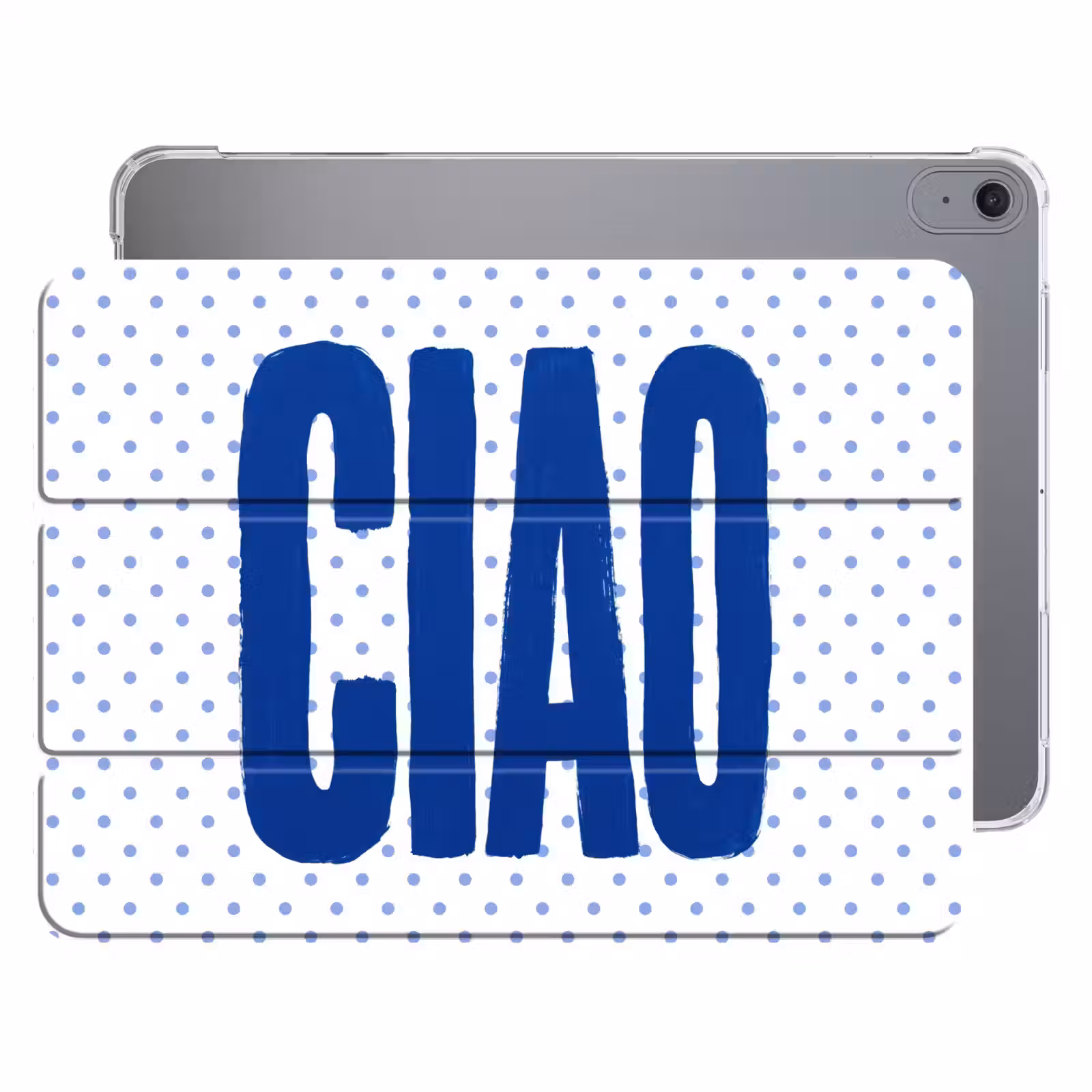 iPad hoes - Ciao - Blauw - Stippen — 1