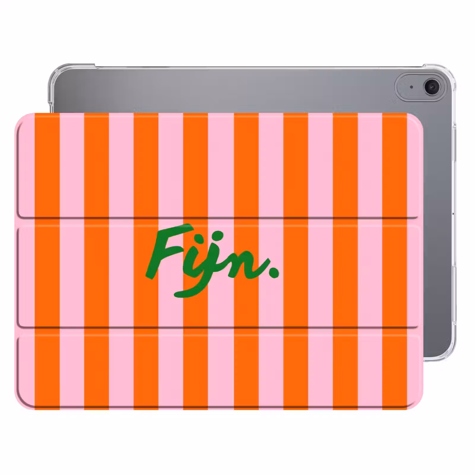 iPad hoes - Pattern - Orange - Fine - Stripes — 1