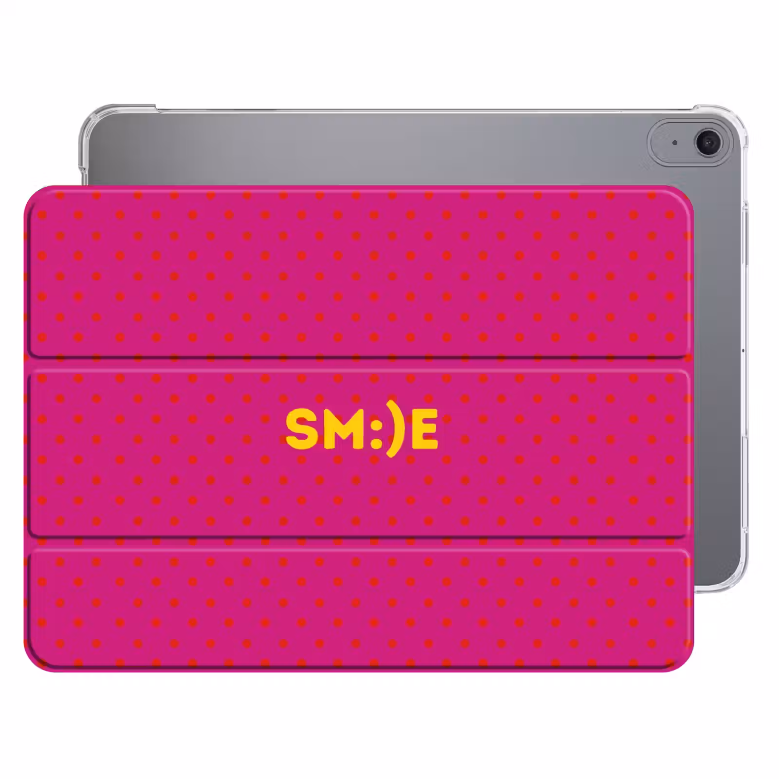 iPad hoes - Smile - Stippen - Roze — 1