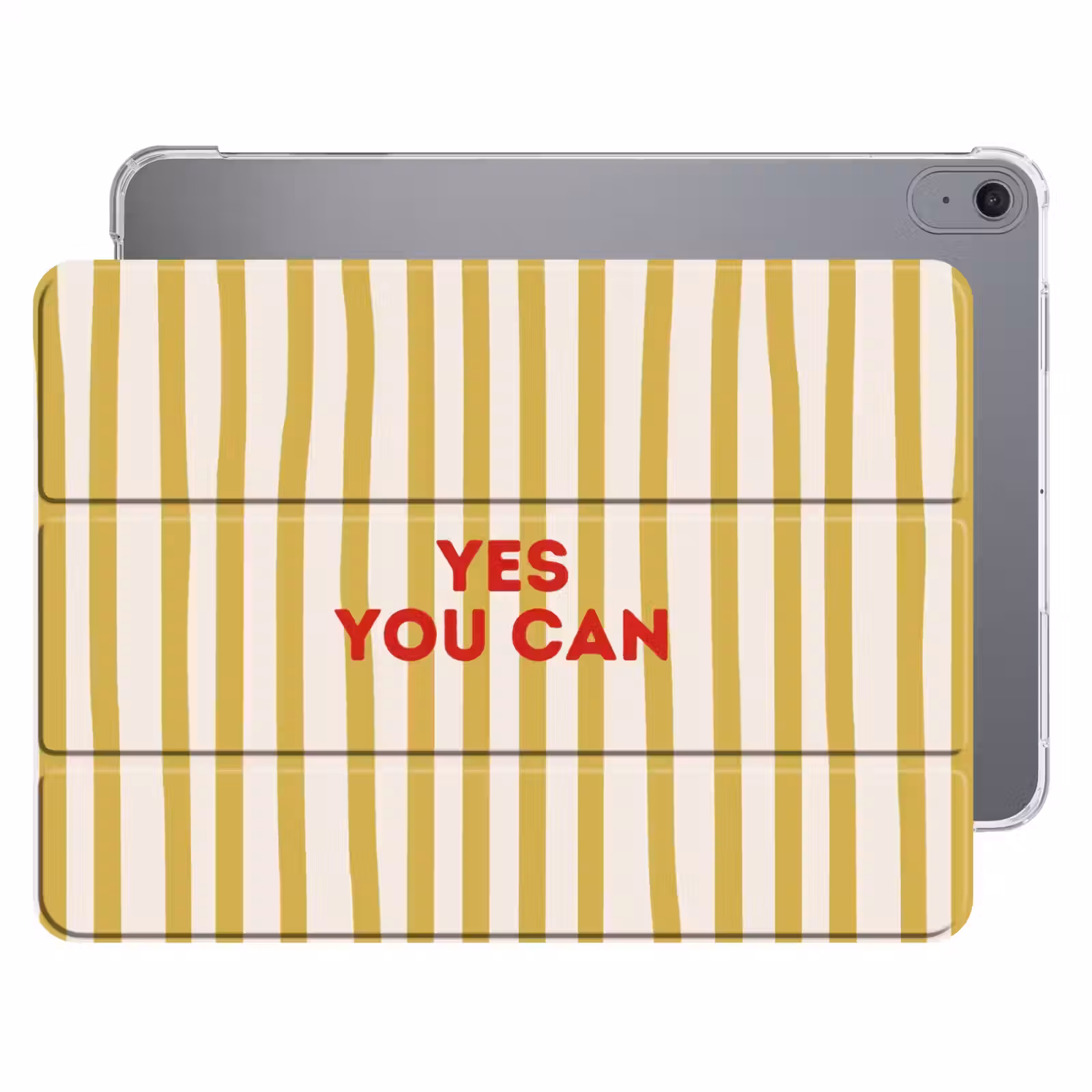 iPad hoes - Strepen - Abstract - Yes you can - Rood — 1
