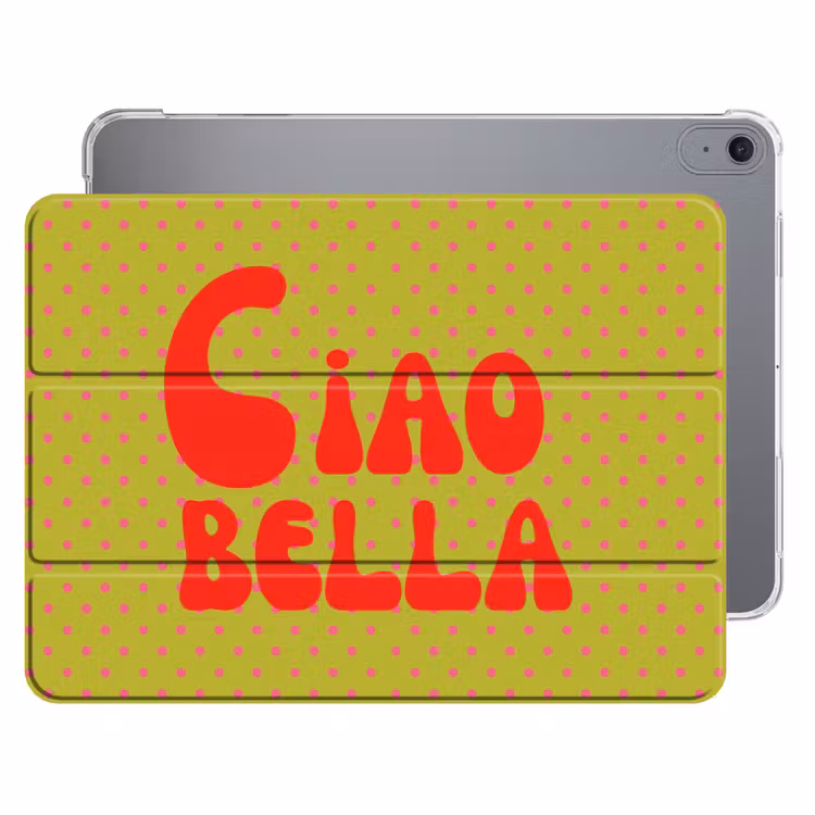 iPad hoes - Ciao bella - Rood - Groen - Stippen — 1