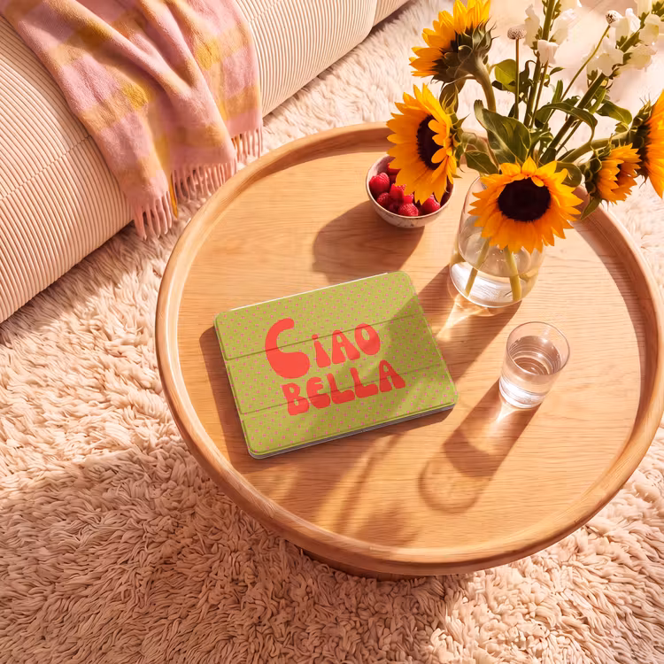 iPad hoes - Ciao bella - Rood - Groen - Stippen — 2