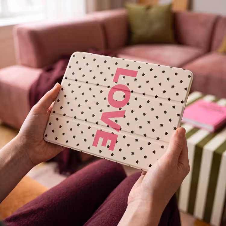iPad hoes - Love - Stippen - Roze — 4