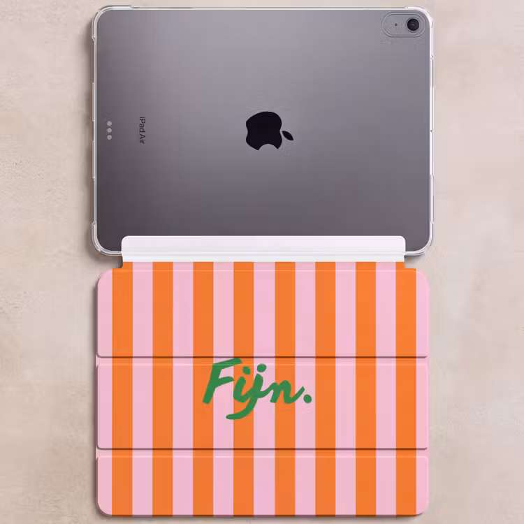 iPad hoes - Pattern - Orange - Fine - Stripes — 6