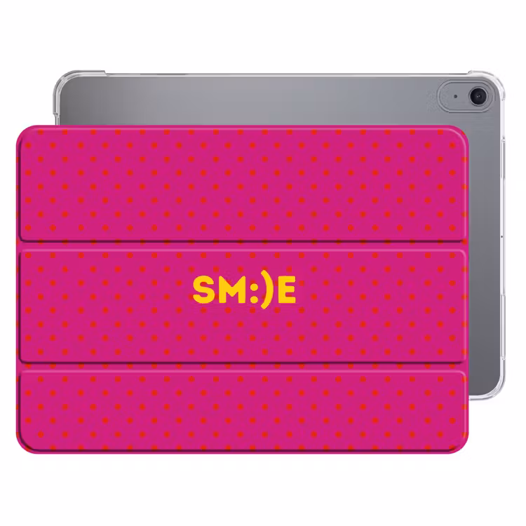 iPad hoes - Smile - Stippen - Roze — 1