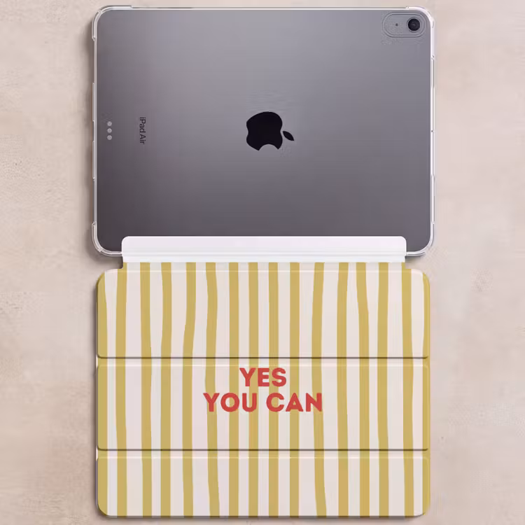 iPad hoes - Strepen - Abstract - Yes you can - Rood — 6