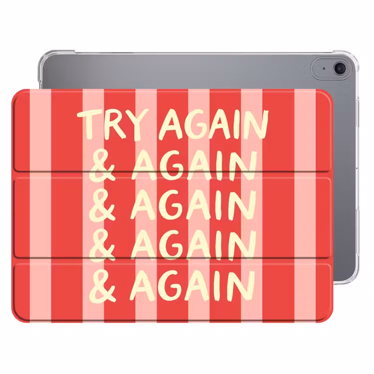 iPad hoes - Strepen - Rood - Try again — 1