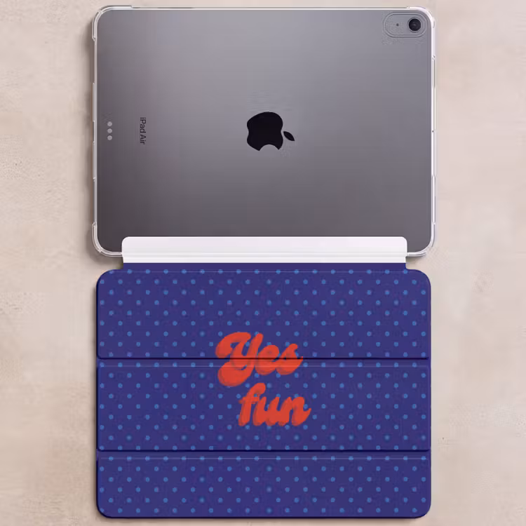 iPad hoes - Yes fun - Rood - Blauw - Stippen — 6