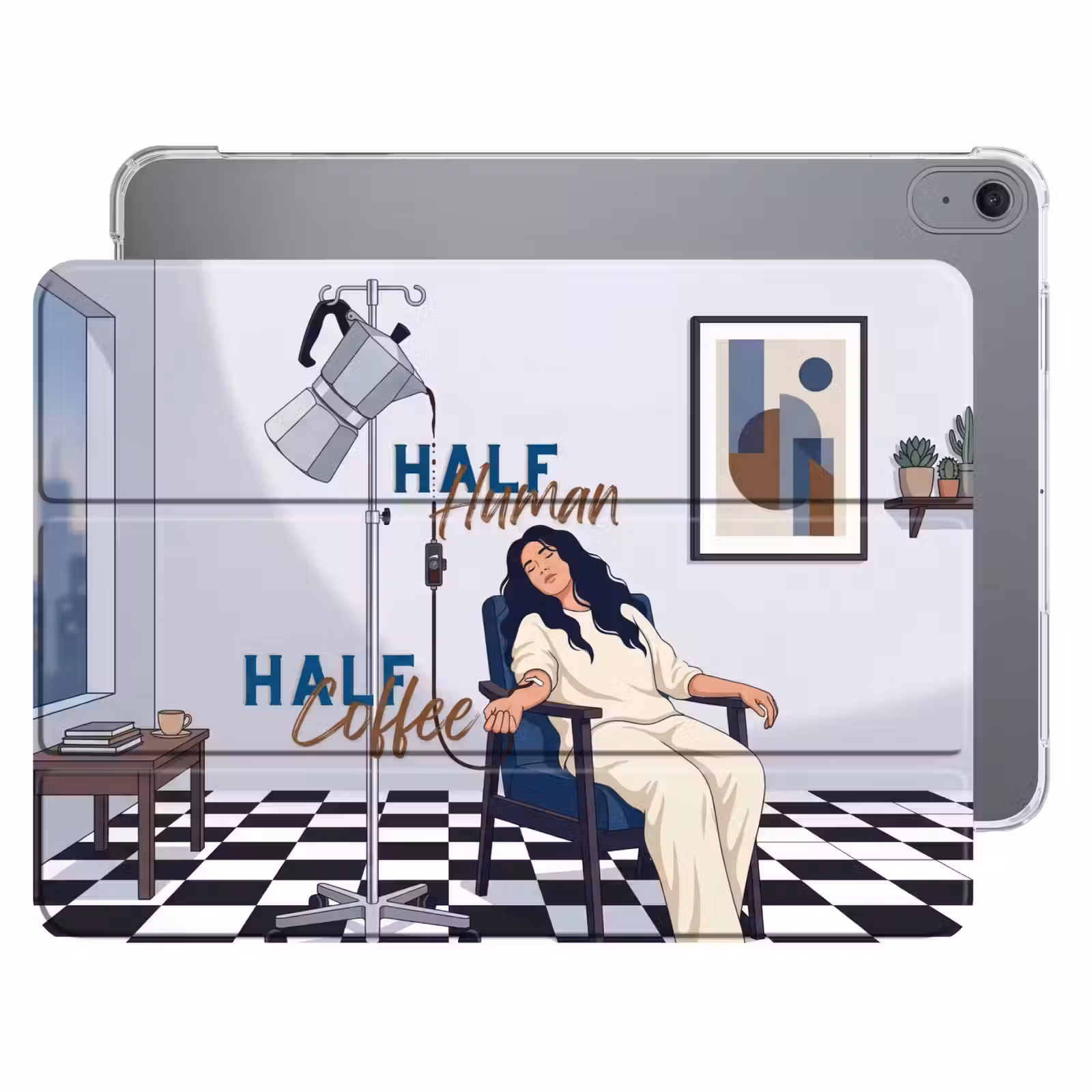 iPad hoes - Half human, Half Coffee - Infuus - Koffie — 1